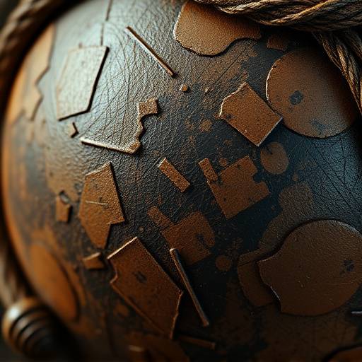 Close-up of an interactable object in a game, showing detailed textures and realistic wear and tear