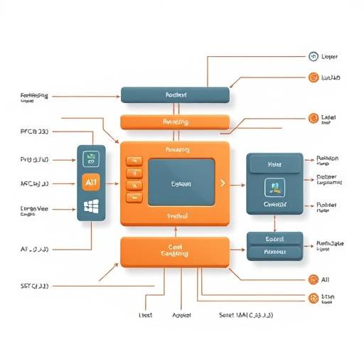 Diagram illustrating a modern game engine architecture with interconnected modules for rendering, physics, AI, and scripting