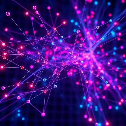 Visual representation of neural networks used in game AI, showing interconnected nodes and data flow